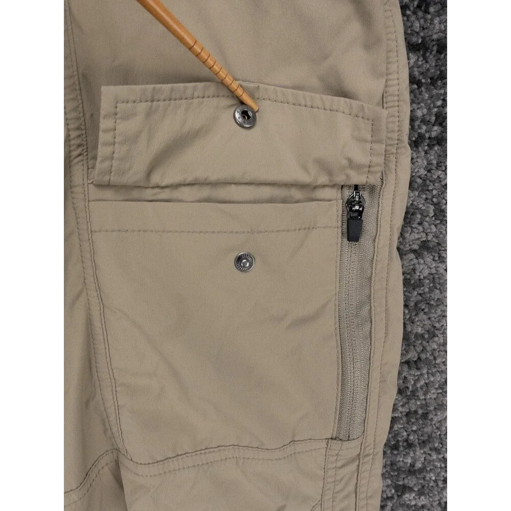 Prana Pants Mens 32x32 Actual 32x31 Beige Zion Cargo Belted Stretch Gorpcore - Picture 8 of 16